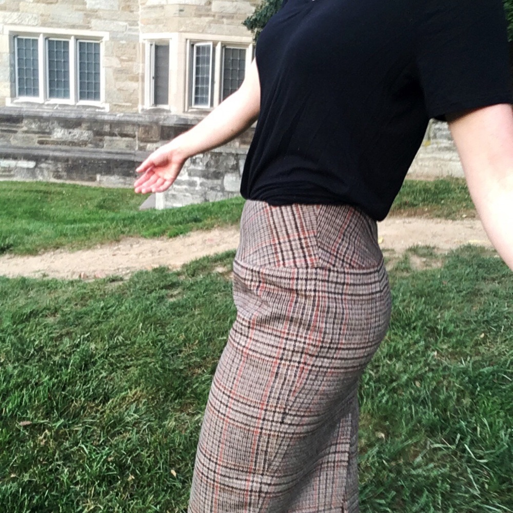 Pink Martini Wool Pencil skirt